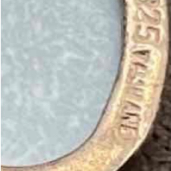 Sterling Cameo Floral Pendant & 17in Sterling Silver Chain EUC - Picture 6 of 6